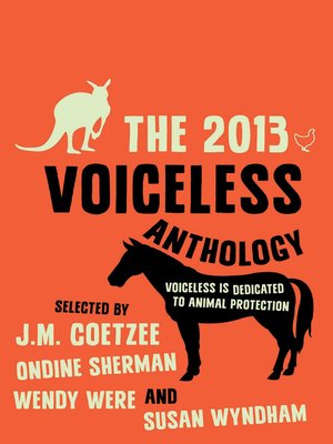 cover image of The 2013 Voiceless Anthology